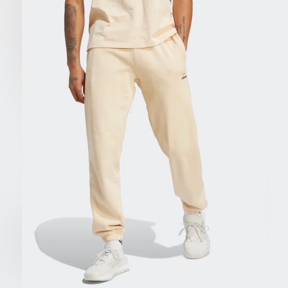 adidas Pants - Adidas Beige Jogger Pants
